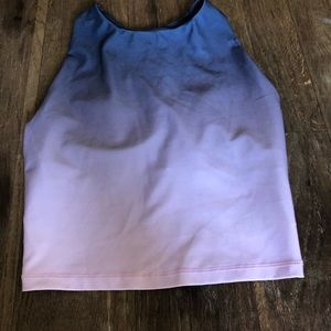Ombré exercise tank top!
